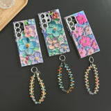 Oil painting flower phone case For Samsung
