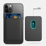 Custodia a portafoglio in pelle magnetica di lusso per iPhone