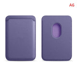 Custodia a portafoglio in pelle magnetica di lusso per iPhone