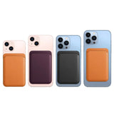 Custodia a portafoglio in pelle magnetica di lusso per iPhone