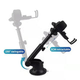 Prese d'aria retrattili orizzontali e verticali Cruscotto Ventosa Navigazione Supporto universale per telefono montato su veicolo