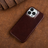 Custodia vintage estetica aziendale per iPhone