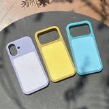 Liquid Silicone Semi-transparent Phone Case For iPhone