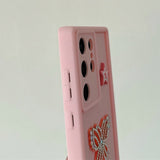 Butterfly Star Silicone Phone Case For Samsung