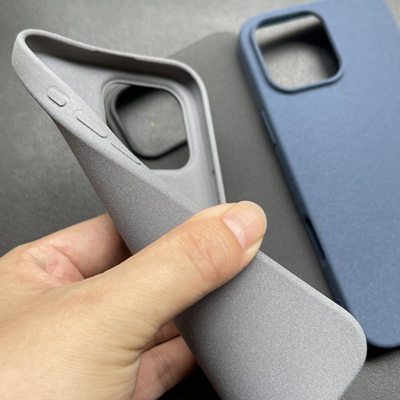 Frosted Solid Color Simple Phone Case For iPhone