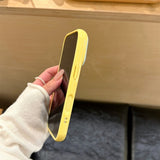 Transparent Colored Lanyard Phone Case For iPhone