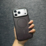 Electroplated Frame Magnetic Phone Case For iPhone