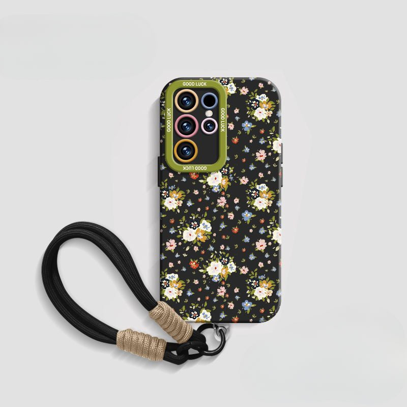 Floral Silicone Phone Case For Samsung