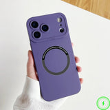 Liquid Silicone Magnetic Silicone Case For iPhone