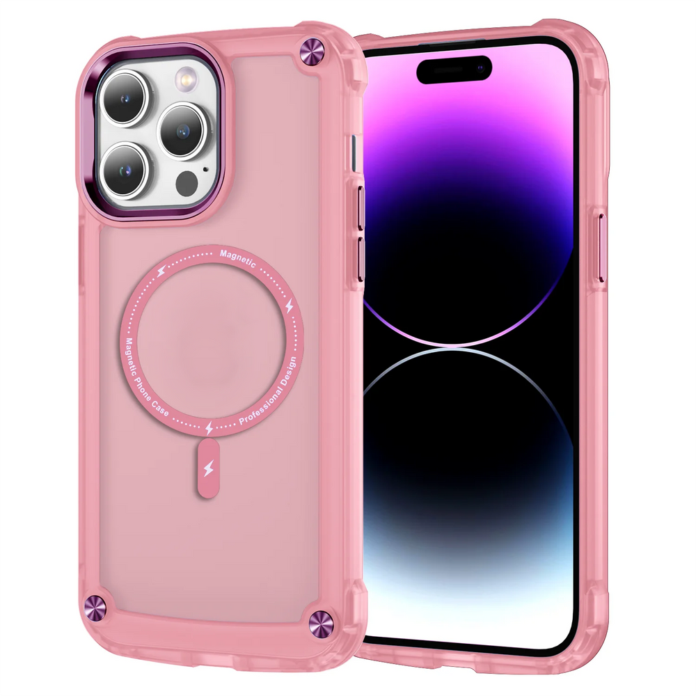 Translucent Hybrid Armor Shockproof Case For iPhone