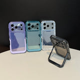 Invisible Stand Transparent Drop-Proof Phone Case For iPhone