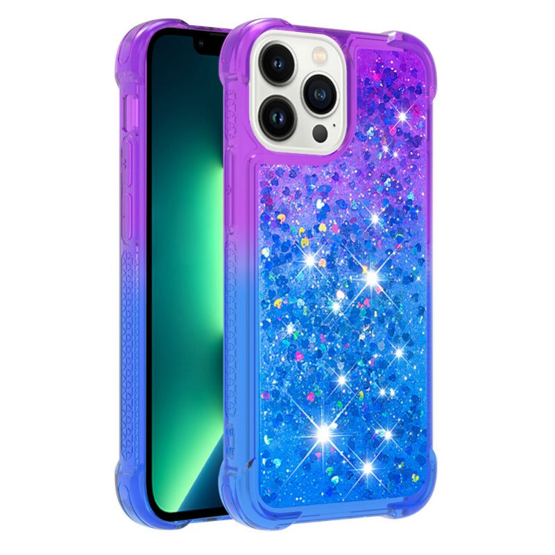 Gradient Quicksand Phone Case For iPhone