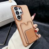 Glitter Card Holder Phone Case For Samsung