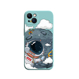 Custodia astronauta cartone animato per iPhone