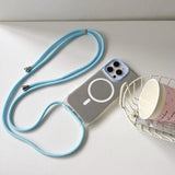 Mirror Crossbody Strap Case For iPhone