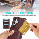 Leather Card Holder Phone Case For Samsung