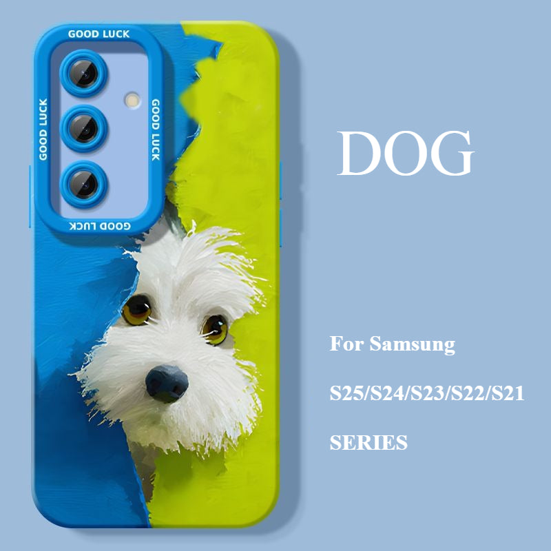 Peeking Puppy Phone Case For Samsung