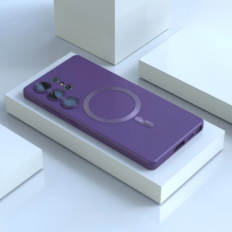 Soft Silicone Magnentic Phone Case For Samsung