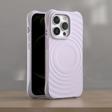 Liquid Silicone Ripple Pattern Full Package Phone Case For iPhone