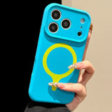 Liquid Silicone Magnetic Phone Case For iPhone
