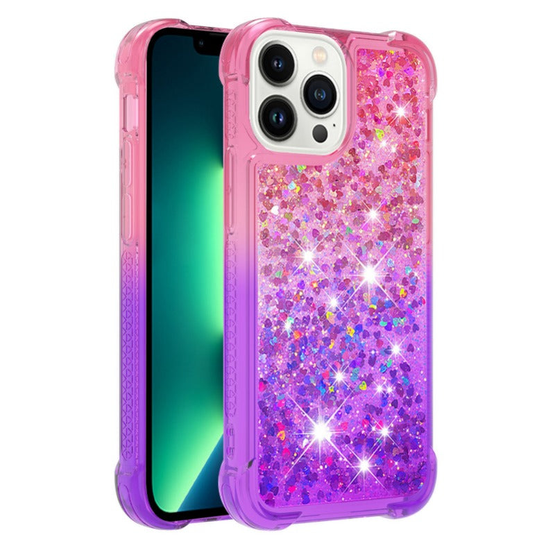 Gradient Quicksand Phone Case For iPhone