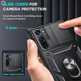 Heavy Duty with Camera 360°Kickstand Case For Samsung