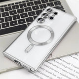 Luxury Transparent Plating Phone Case For Samsung