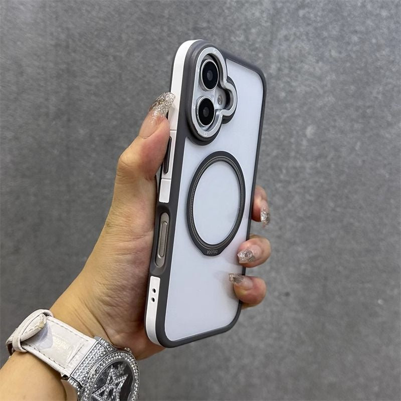 Magnetic Transparent Acrylic Phone Case For iPhone