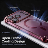 Ultra Thin Frameless Plating Phone Cases For iPhone