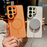 Matte PC Magnetic Case For Samsung