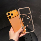 Thin Magnetic Transparent Phone Case For iPhone
