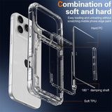 Transparent Flip Phone Case For iPhone