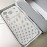 Soft Rubber Breathable Phone Case For iPhone