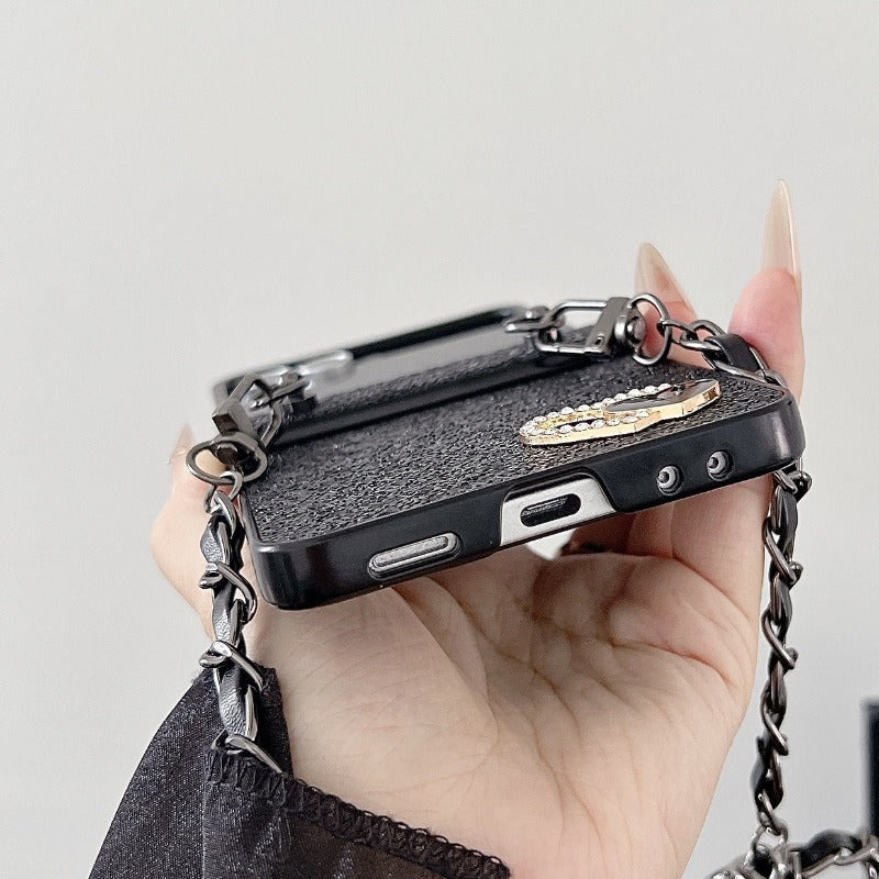 Heart Crossbody Phone Case For Samsung Z Flip 7 6 5 4 3