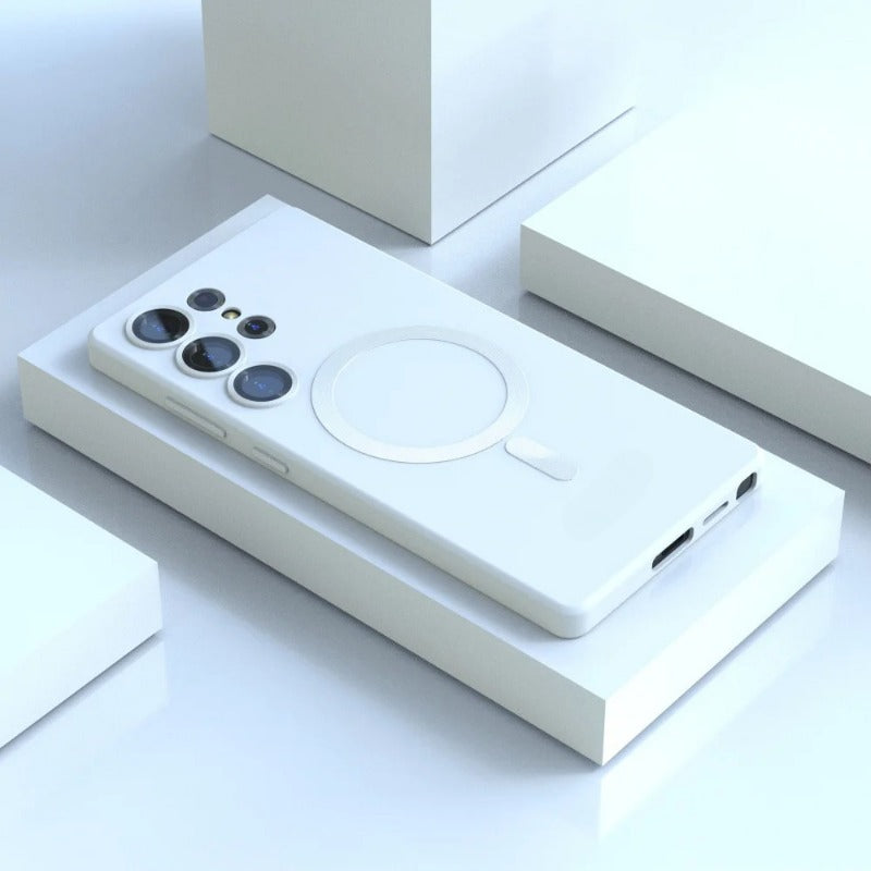 Soft Silicone Magnentic Phone Case For Samsung