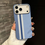 Striped Magnetic Phone Case For iPhone