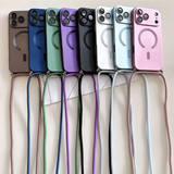 Crossbody Lanyard Magnetic Case For iPhone
