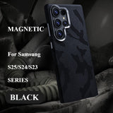 Camouflage Magnetic Phone Case For Samsung