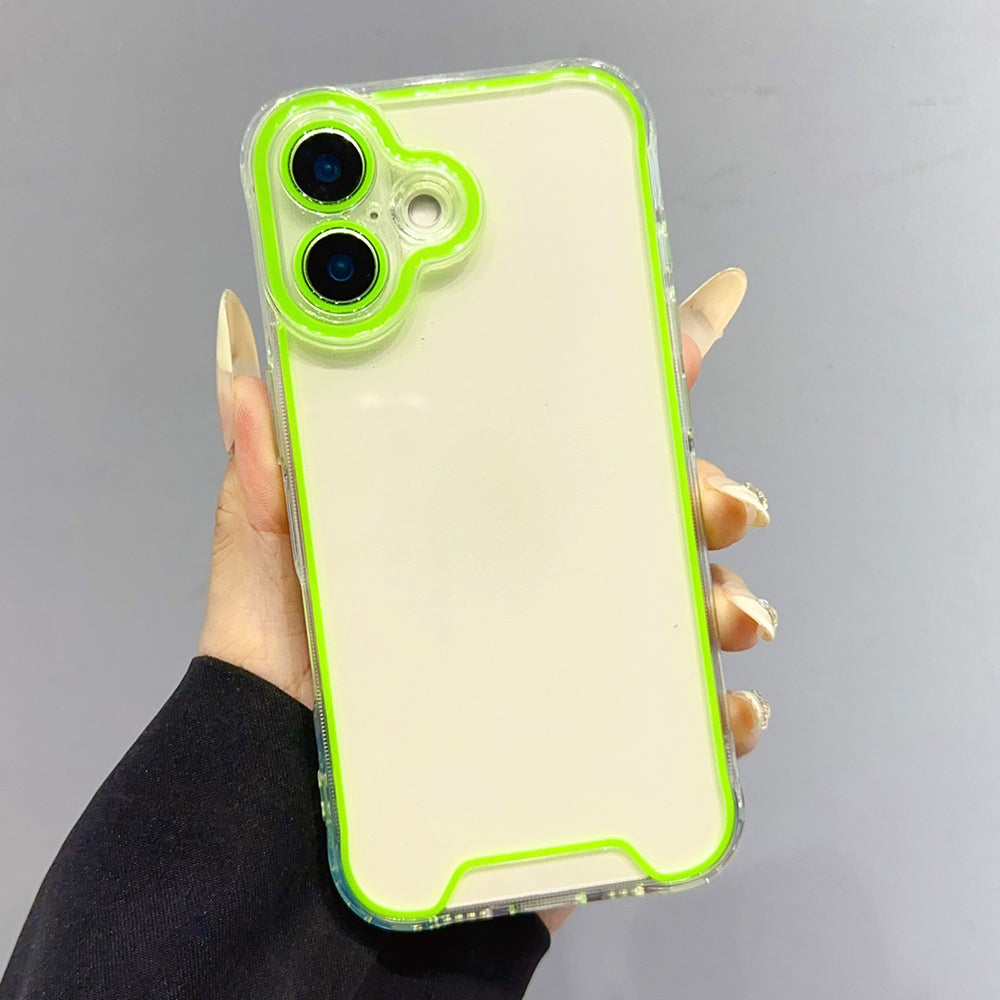 Luminous Neon Fluorescent Transparent Case For iPhone