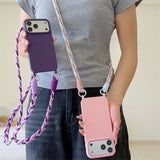 Braided Lanyard Phone Case For iPhone