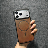 Electroplated Frame Magnetic Phone Case For iPhone