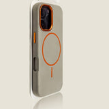 Leather Magnetic Frosted Phone Case For iPhone