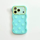 Colorful Polka Dot and Wave Graffiti Phone Case For iPhone