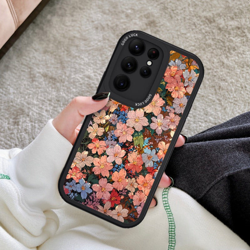 Flower Soft Silicone Phone Case For Samsung