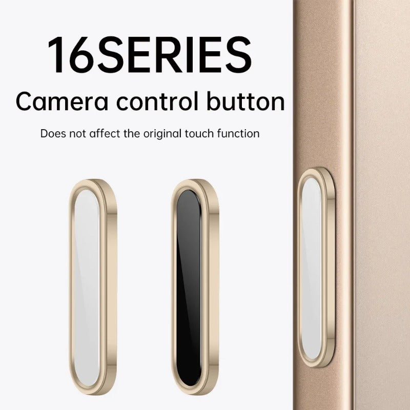 Alloy Metal Camera Control Button Cover For iPhone