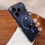 Transparent Ultra Thin PC Magnetic Case For iPhone