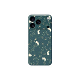 Rabbit and Floral Style Phone Case For iPhone