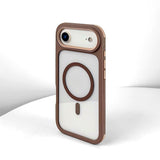 2-in-1 Magnetic Transparent Phone Case For iPhone