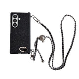 Heart Crossbody Lanyard Phone Case For Samsung Z FOLD 7 6 5 4