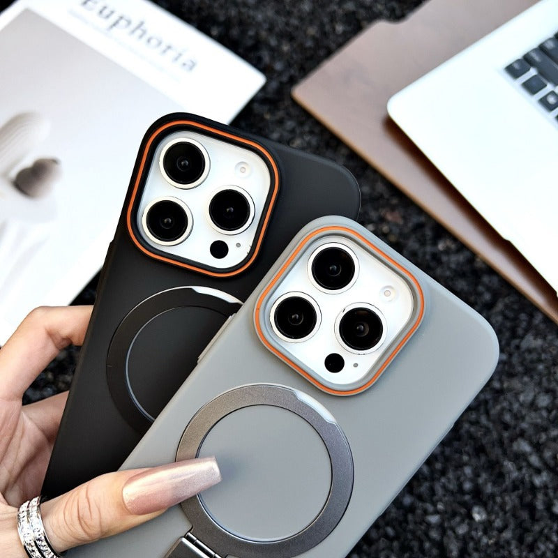 Magnetic Bracket Phone Case For iPhone